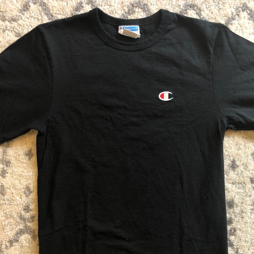 Black Long Sleeved Champion Shirt